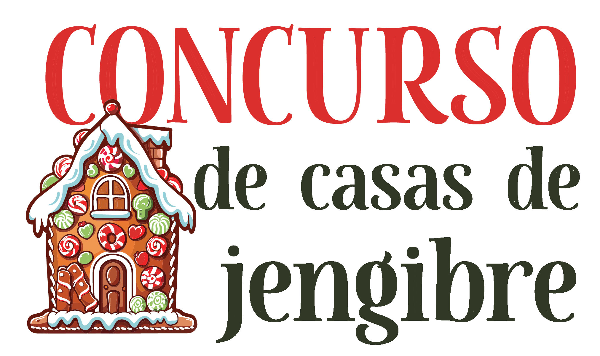 Logo del concurso de casas de jengibre