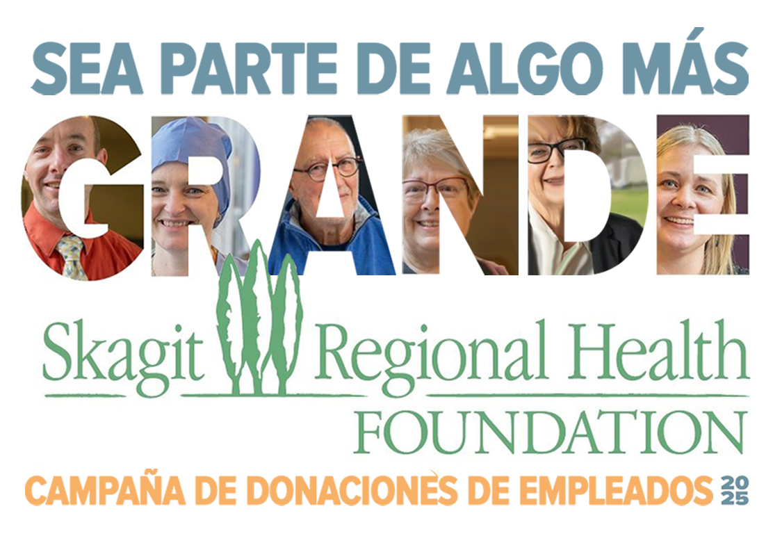Logotipo de la campaña anual de donaciones de los empleados de Skagit Regional Health Foundation