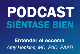 La dermatóloga Amy Hopkins habla sobre el eccema