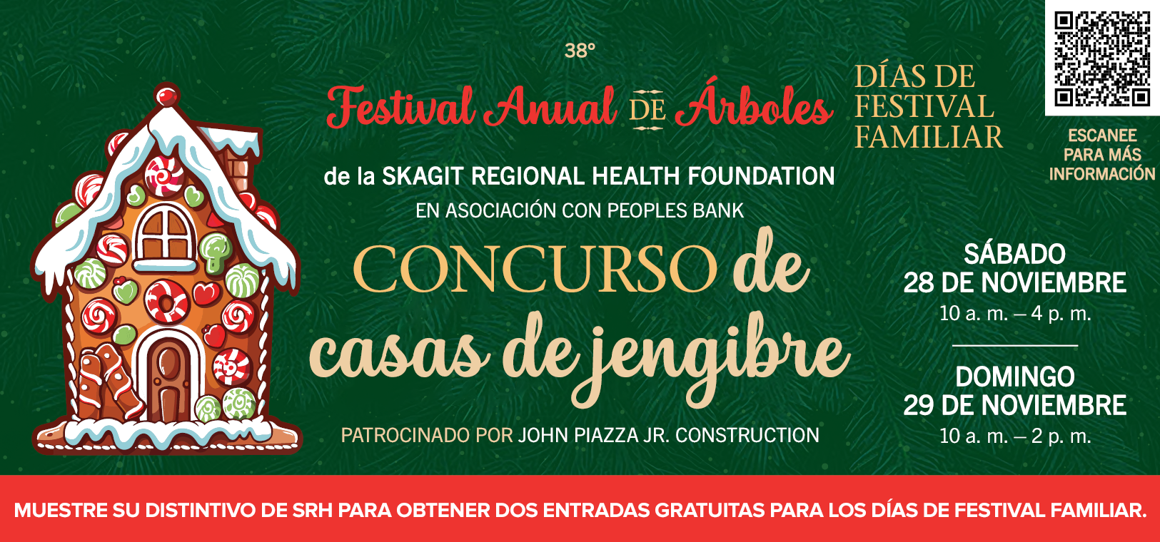 Concurso de casas de jengibre del Festival de Árboles de la Skagit Regional Health Foundation